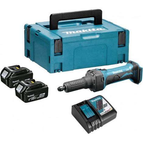Meuleuse droite sans fil LXT 18V Li-Ion (2x 4,0Ah) avec MAKPAC - MAKITA DGD800RMJ (1/5)