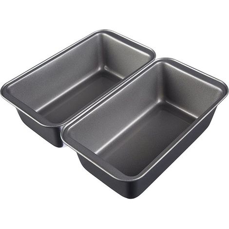 Moule à pain et à gâteaux, revêtement antiadhésif, forme rectangulaire, pour le four, la cuisson et la cuisine maison.-AquaForge (1/5)
