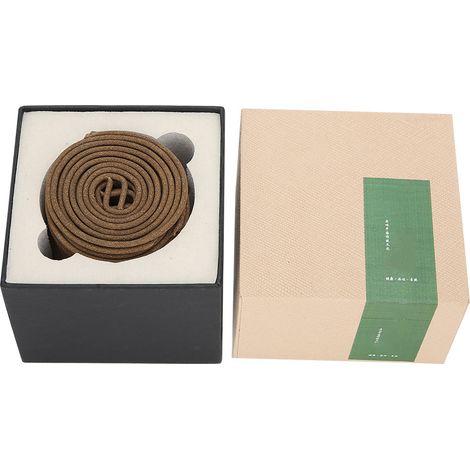 Encens coil répulsif moustique intérieur maison, arôme verveine, 2 heures, 48 bobines/24 pièces, désodorisant naturel (1/5)