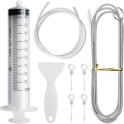 Kit 8 brosses spirales déboucheur évier frigo, outil nettoyage tuyau évacuation condensat, accessoire entretien ménager efficace (1/5)