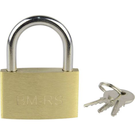 Cadenas Brüder Mannesmann M 413-40 or-jaune avec serrure à clé (1/2)