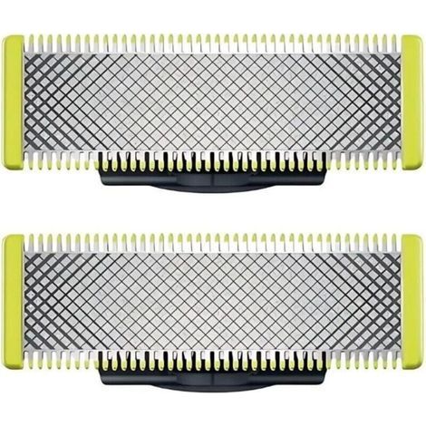 Lot de 2 Lames de Rechange Universelles pour Rasoirs Électriques One-Blade – Compatible avec Tondeuses à Barbe et Accessoires de Rasage Précis (1/5)