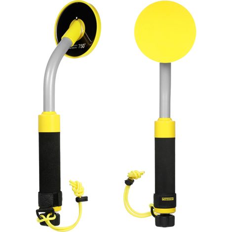 Détecteur de métaux portatif à induction pulsée haute sensibilité (30 m), étanche, avec pointeur précis. Technologie PI pour la recherche de trésors et d'or sous l'eau. Lumière LED et vibration. Étui  (1/5)