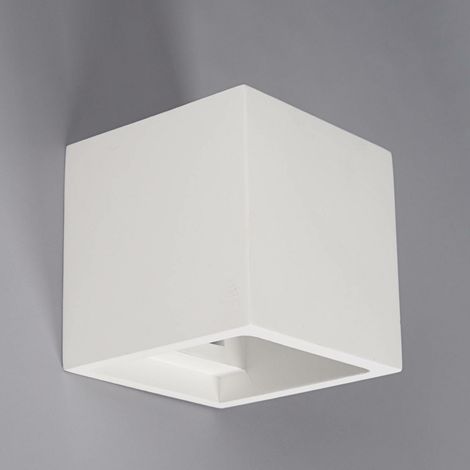 [NEUWERTIG] B-Ware Lindby Led Wandleuchte Marita Wandlampe Flurlampe Lampe Leuchte Gips Weiß