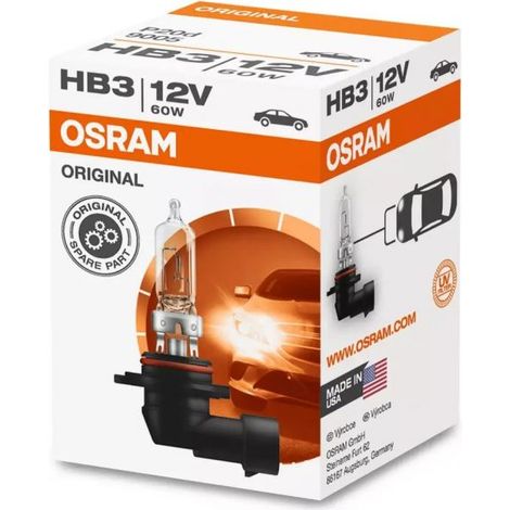 Ampoule pour feu avant 12V 60W 9005 P20d – Halogène 1300 lm – Durée de vie 1200 h – OSRAM ORIGINAL VISION (1/6)