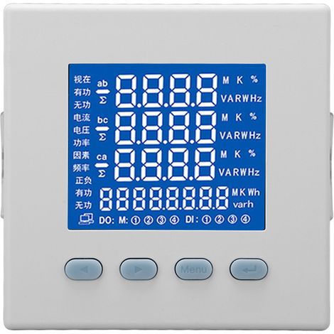 Compteur triphasé multifonction AC 220V vrai RMS, voltmètre ampèremètre numérique pour mesure tension courant (1/5)