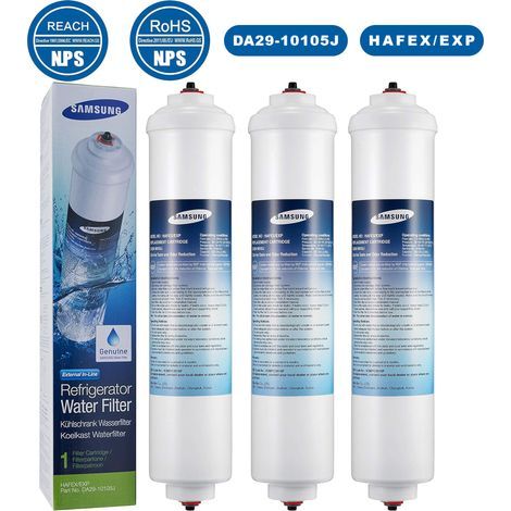Lot de 3 filtres à eau pour réfrigérateur Samsung DA29-10105J HAFEX/EXP WSF-100, DA99-02131B, EF9603, HAIER LG