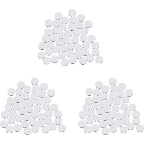 Patins ronds en feutre autocollants pour meubles et surfaces dures (144 pièces) (1/5)