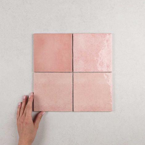 Carrelage effet zellige 13,2x13,2 cm – Pâte blanche – 1m² – Pour cuisine et salle de bain – Facilité d'entretien – Equipe (1/4)