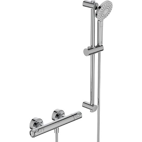 Ideal Standard CeraTherm - Brauseset T50 mit Thermostat, 3 Strahlarten, Chrom A7217AA (1/5)