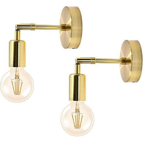 Vanity Light Wall Sconce, Modern Industrial Wall Fixtures, Rustic Retro Wall Fixtures Vintage Bathroom Fixtures for Hallway Kitchen Bedroom Door [E27] (1/5)