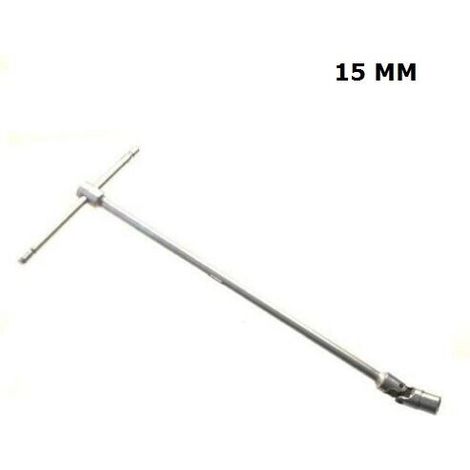 CHIAVE A T CON SNODO SNODABILE MISURA 15 MM MANICO SCORREVOLE