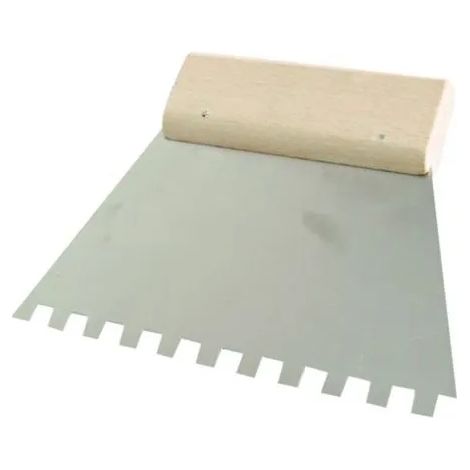 Attrezzo da muratore mega stainless steel trowel denti 4x4mm 180mm