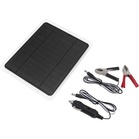 Solarpanel 2A 5W monokristallines Silizium, flexibel, wasserdicht, USB-Ausgang, Solar-Akkuladegerät für Notbeleuchtung (1/5)