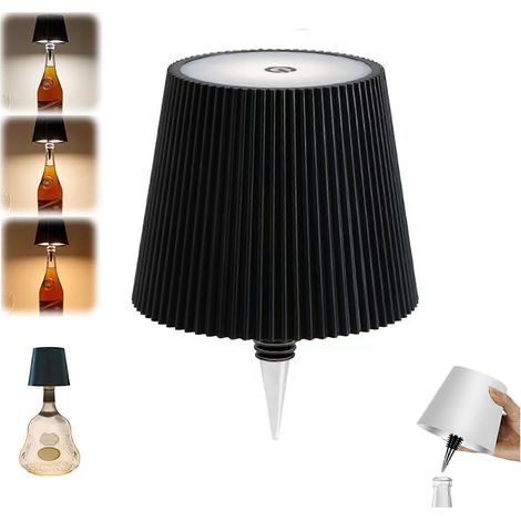 Wireless Bottle Lamp RGB Modes & 3 Color Wine Bottle Lights with 2800 mAh Battery Touch Dimming Wireless lamp Energy Saving (1/5)