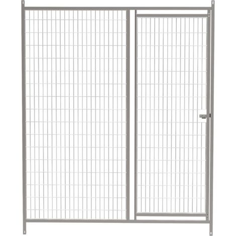 Frontale in rete 3x10 cm con porta 100x185 cm  Box per cuccioli  Cuccia ecologica per cani (1/5)
