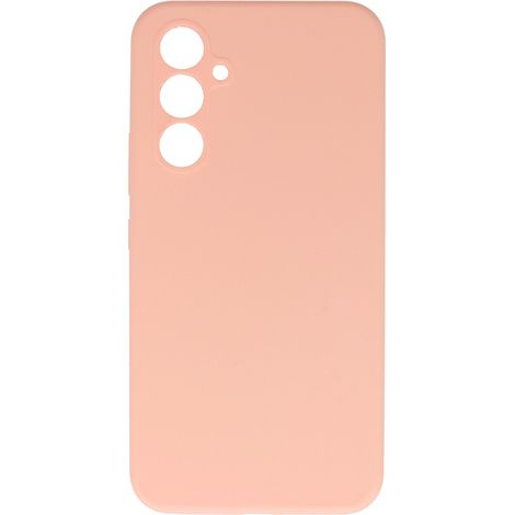 Funda para Samsung Galaxy A54 5G, silicona ligera, rosa + cristal 9H (1/4)