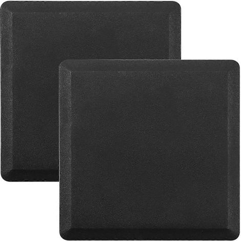 Bouchons carrés en plastique 80 mm x 80 mm pour tuyaux et tubes (2 pièces) (1/4)