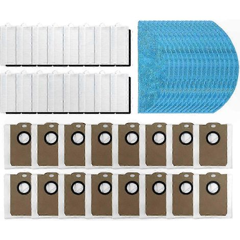Tapis de nettoyage en microfibre avec filtre HEPA et sac à poussière, adapté aux outils de nettoyage (1/5)