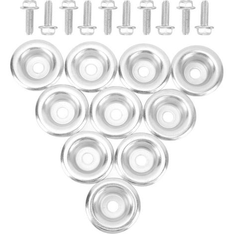 Satz mit 20 Schrauben und Unterlegscheiben für UTV-Unterfahrschutzplatte 7556065, hochbelastbarer Metallersatz für Polaris RZR 570 800 900 (1/4)