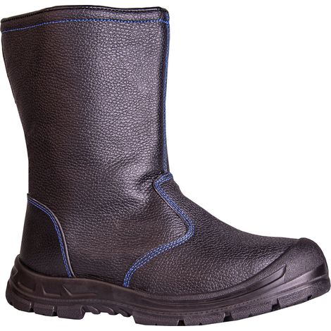 Hase Winter-Sicherheitsschlupfstiefel S3 Grönland mit Reißverschluss Größe 40, schwarz