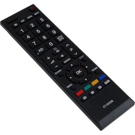 Fernbedienung – TOSHIBA – CT-90326 – Kompatibel – Schwarz – Schlicht