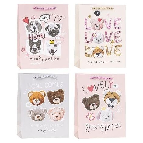 Sac décoratif 18x23x8cm rosette assortie pour enfants