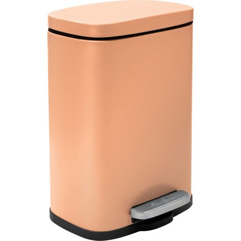 copy of Papelera con pedal Acero AKIRA 5L Naranja mate Spirella