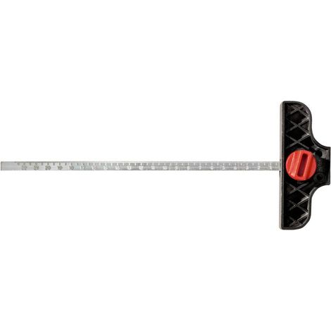Metabo – Guidage circulaire et parallèle 623591000 – Pour scies sauteuses – Coupe de 100 à 360 mm – Butée et règle de guidage