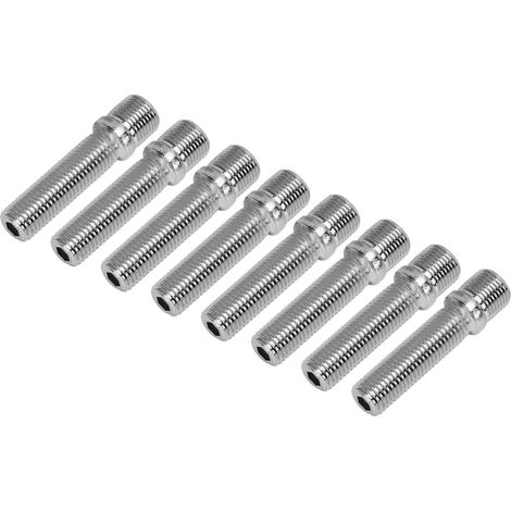 Lot de 20 goujons de roue allongés de 58 mm, adaptateurs de conversion de roue, longueur de tige de 41 mm, M14x1,25-M12x1,5 (1/5)
