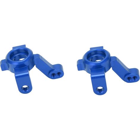 Bras de direction en alliage d'aluminium pour crawler RC 1/18 Traxxas Latrax Teton, pièce de rechange bleue. (1/5)