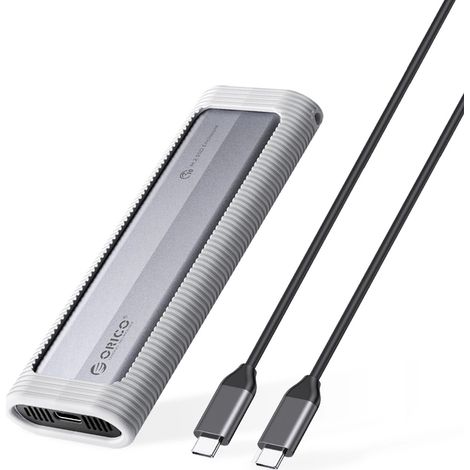 Unità disco Orico AXM2S-G2 M.2 nvme/ngff USB-C 10Gb/s - Grigio (1/5)