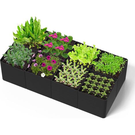 CCYKXA180x90x30CM Sacs à Plantes, Sac de Plantation Non Tissé Sacs à Plantes de Grande Capacité Pots pour Plantes,Sac de Plantation Respirant128 Gallon