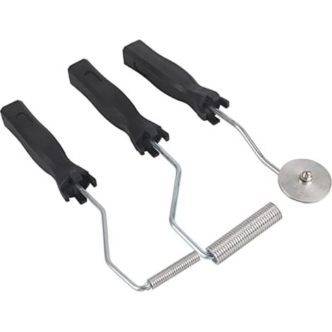 Rouleau en fibre de verre et alliage d'aluminium, gain de temps sur la résine, amélioration de la résistance et de la planéité, élimination des bulles (1/5)