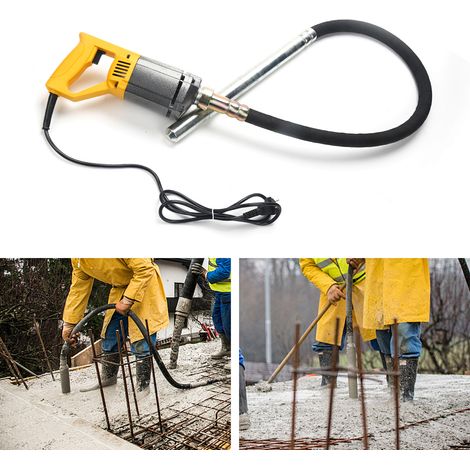 Wolketon 1.5m 1000 W Betonrüttler Rüttelflasche Flaschenrüttler Handrüttler Betonverdichter