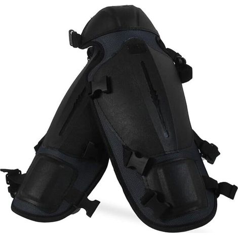 Protective Leg Guards - Shin Guards - Chainsaw & Brush Clearing - with Clip-on & Adjustable Fasteners - 1 Pair