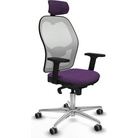 Piqueras-y-crespo Chaise Confort Moderne Violet Bureau (1/3)