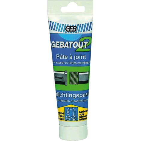 GEB 103981 - Pasta per guarnizioni, per raccordi idraulici metallici filettati, 125 ml