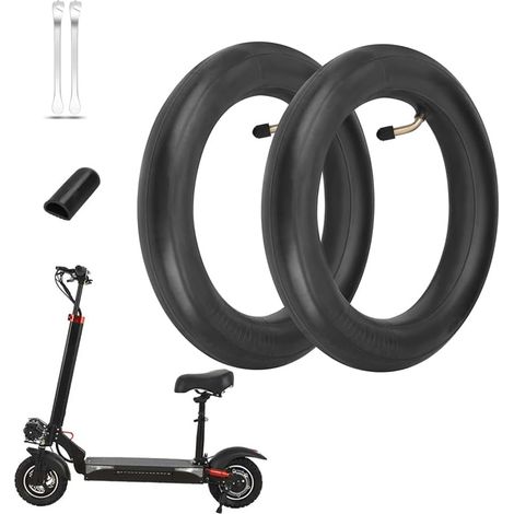 Chambre à Air 10x3.0 pour Trottinette Electrique, Chambre à Air 10 Pouces Renforcée pour Scooter Electrique KUGOO M4 Pro, Zero 10x, Dualtron Victor, Kaabo, Mini Scooter (1/5)