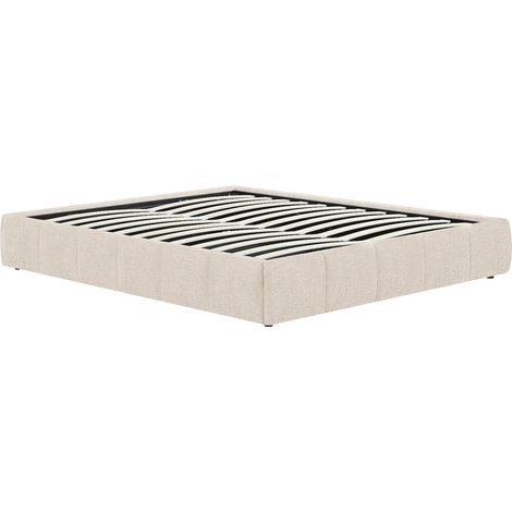 Rete contenitore 140 x 190 cm in tessuto bouclette Beige - NULOX di YSMÉE