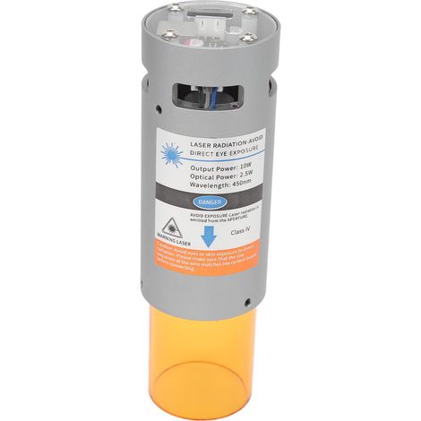 Module Laser 450nm 2.5W 12V Tête Fixe à Point Focalisé pour Machine CNC Gravure Découpe, Spot Comprimé (1/5)
