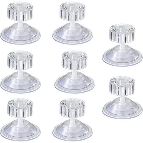 Lot de 8 supports à ventouses pour auvent, fixation latérale sur toit pour bateau, caravane, fourgonnette et camping-car
