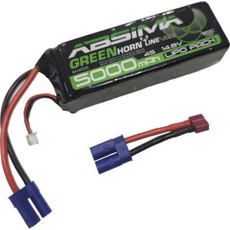 Greenhorn Vol.2 LiPo 4S 14 8V-50C 5000 SC (EC5-T-Plug)