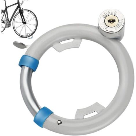 BUNTHAUS Heavy Duty Bike Lock, Scooter Security Chain, Round Anti Theft Locking Tool with Key, 4 8 Inches Protective Safety Supplies for Electric Bikes, Scooters Motorcycles Urban Commuting (1/5)
