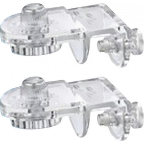 Lot de 2 pinces de protection pour couvercle d'aquarium, système anti-saut multifonctionnel et transparent. (1/4)