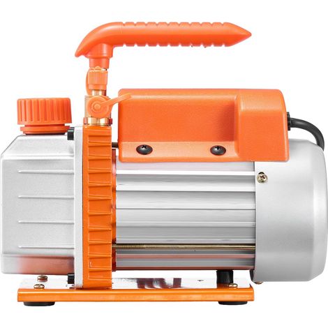 Pompe à vide, 3,5 CFM 99 L/min, pompe à vide à palettes rotatives monobloc pour systèmes CVC R134a, R22 et R410a, moteur à 4 pôles, pour l'entretien et le dégazage de la résine des climatiseurs automo (1/5)