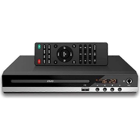 Lecteur DVD 1080p pour téléviseur, boîtier DVD229, lecteur HD DVD, lecteur CD, sortie AV, port micro, prise US (1/5)