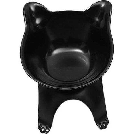Bol unique surélevé pour chat et chien, incliné à 15°, antidérapant, gamelle d'eau et de nourriture pour chiot et chaton, récipient d'alimentation et d'hydratation.
