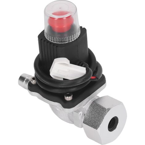 Électrovanne 12V DC pour gaz, soupape de coupure d'urgence haute sensibilité, arrêt automatique pour liquides et canalisations, contrôle fiable. (1/5)