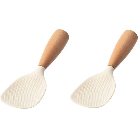 Cuillères à riz verticales en silicone - cuillères à riz et à pommes de terre - cuillères à riz ménagères - cuillères de service (1/5)